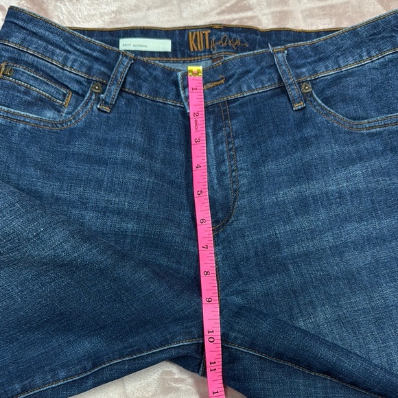 Kut from the Kloth High Rise Blue Jeans Versatile Denim - Picture 8 of 10
